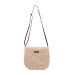 Sommar Halm Crossbody väska Dam Beach Holiday vävda axel handväska Plånböcker Beige