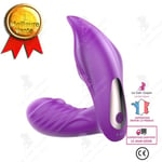 LCC® Portable G Spot Uppvärmning Butterfly Vibrator Kvinnlig Vibrator för två vibrerande trosor Sex-typ erotiska produkter