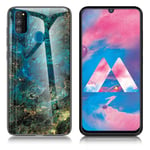 Fantasy Marmor Samsung Galaxy M30s skal - Smaragd