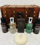 MOLTON BROWN MENS GIFT CHEST RUSSIAN LEATHER WILD MINT