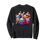 Christmas Balls Xmas Season Ornaments Sweatshirt