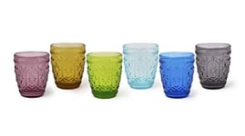 Excelsa Vinci Lot de 6 verres à eau, verre, 250 ml