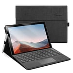 Omnpak Coque pour Microsoft Surface Pro 7+(2021)/ Surface Pro 7(2019)/ Surface Pro 6(2018)/ Surface Pro 5(2017)/ Surface Pro 4, Angle de Vision réglable, Compatible avec Le Clavier Type Cover