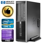 8100 Elite SFF i5-650 8GB 120SSD+2TB GT1030 2GB DVD W10P/ W7P ReNew