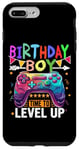 Coque pour iPhone 7 Plus/8 Plus Birthday Boy Time to Level Up Jeu vidéo Anniversaire Gamer Boys