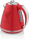 Swan Liverpool F.C 1.5 Litre Retro Jug Kettle, Red, 360 Degree Rotational Red