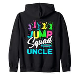 Jump Squad Uncle Trampoline Bounce Birthday Trampolining Zip Hoodie