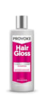 PROVOKE Hair Gloss High-Shine Coat Shampoo 200 ml, Mirror Shine Transparent Glow Shine, Get Extra Care and Softness with an Added Colour Boost