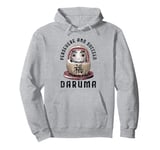 Japanese Daruma Doll Souvenir Japanese Daruma Souvenir Doll Pullover Hoodie