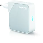 TP-Link TL-WR810N V2.0 N300 WLAN Nano Routeur portable, point d'accès / adaptateur TV / répéteur / routeur / client, 300Mbps (2.4GHz), adaptateur secteur intégré)