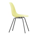 Vitra - Eames RE Plastic Chair DSX 92 Citron, Basic Dark Base - Charles & Ray Eames - Gul - Metall/Plast