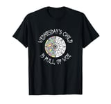 Wednesday's Child Full of Woe Trendy Popular Round Window T-Shirt