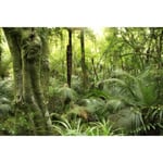 Papier Peint Photo INTISSÉ-(185029)-FORÊT TROPICALE-350x260cm-7 lés-Mural Poster Géant XXL- Beach Mer Océan Nature Jungle Forêt