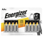 Energizer Power Alkaliskt Batteri AA LR6 - 8st