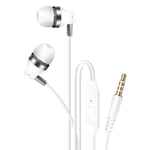 LinQ Earphones wiJack 3.5mm Handsfree Kit, White