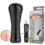 Fake Vagina Multispeed Male Vibrating Masturbation Adult Sex Toy Vibrator