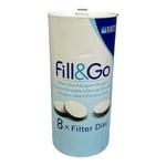 BRITA FillandGo Replacement Water Filter Discs - Pack of 8 (S1311)