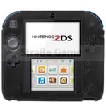 Housse etui protection silicone pour Nintendo 2 DS 2DS - anti choc / rayures - Noir