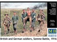 Soldats allemands et britanniques bataille de la Somme WWI - 1/35 - MASTER BOX 3