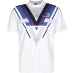 Sergio Tacchini Sinzio T-shirt à manches courtes pour homme Blanc/bleu Taille XXL