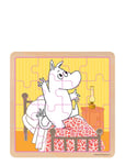 MUMIN Moomin - Wooden Square Puzzle - Bedtime Jumping Multi/patterned