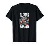 DJ Catnip - Funny Audio Wave House Music T-Shirt