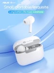 ASUS ASus Langattomat kuulokkeet mikrofonin latauspaikalla Kuulokkeet Valkoiset Nappikuulokkeet Pitkät Akku Stereo On-Ear Kuulokkeet Kosketus Yhteensopiva Airpods/IOS/Apple/IPhone Gifts -musta