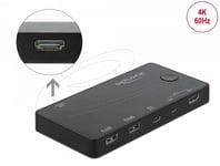 KVM-Switch - HDMI och USB-C DP-Alt mode - 4K 60Hz