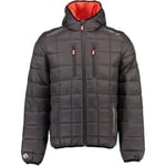 Canadian Peak Bambino Men - Doudoune Chaude Matelassee Homme Automne Hiver - Veste Manteau Chaud - Blouson Coupe Vent Manches Longues Rembourrage - Hommes (Gris Fonce S)