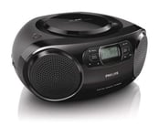 Lecteur de CD Philips AZB500B DAB avec amplification dynamique des basses Noir