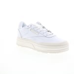 Reebok Club C Double Geo Womens White Leather Lifestyle Trainers Shoes