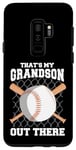 Coque pour Galaxy S9+ C'est mon petit-fils là-bas, grand-mère, grand-père, baseball