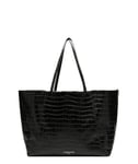 Liebeskind Sac Cabas L Chudy New Croco, Courses Femmes, Noir