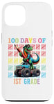 iPhone 13 100 Days of School Monster Truck 100th Day of School Boys Case