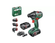 Perceuse-visseuse BOSCH AdvancedDrill 18 + 3 mandrins +2 batterie 2,5 Ah + chargeur - 06039B5008