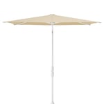 Glatz, Twist parasoll 210x150 cm matt white Kat.5 526 Bamboo