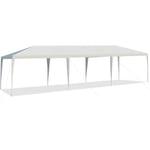 Goplus - 3x9M Tonnelle de Jardin Tente de Réception Barnum Pliant-Chapiteau Gazebo pour événement/Bière/Fête/Camping-sans Bâche