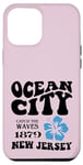 Coque pour iPhone 12 Pro Max ocean city catch the waves 1879 new jersey esthétique voyage