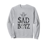 Junior Sad Boyz Crying Cherub Angel With Halo And Wings Sweatshirt