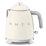 Smeg KLF05CREU Vattenkokare 0,8 Liter - Creme