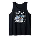 Snowboarding LET IT SNOW Snowboarder Funny Children Tank Top