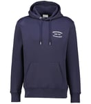 GANT Sweat à Capuche avec Motif Small Graphic Sweatshirt, Bleu Nuit, S Homme