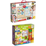 LISCIANI - LOT MONTESSORI 2 JEUX ÉDUCATIFS - Carotina ABC Stylo Interactif + Tableau Magnétique Super École - Apprentissage Ludique Alphabet et Écriture - Développement Langage 3+ Ans - Matériel Compl