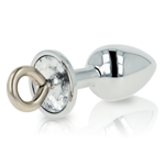 Ohmama fetish metal butt plug with ring