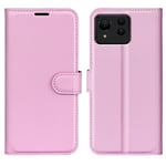 Asus Zenfone 11 Ultra 5G - Läderfodral / Plånboksfodral Pink