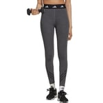 adidas Womens Techfit 3-Stripes Tight Leggings - Grey/Black / XS