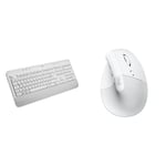 Logitech Signature M650 L Souris sans Fil Grande Taille-pour Mains  Larges,Pile 2 Ans,Clics Silencieux Signature K650,Clavier sans Fil  Ergonomique Entier avec Repose-Poignets,BLE Bluetooth : :  Informatique