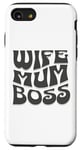 Coque pour iPhone SE (2020) / 7 / 8 Mums the Boss – Cadeau mignon pour la fête des mères