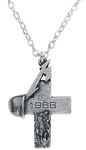 Metallica Master Of Puppets Necklace silver coloured