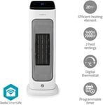 Nedis SmartLife Wi-Fi Smart Ceramic Fan Heater 20 m²